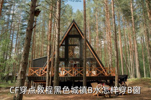 CF穿点教程黑色城镇B水怎样穿B窗