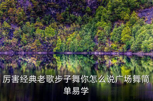 厉害经典老歌步子舞你怎么说广场舞简单易学