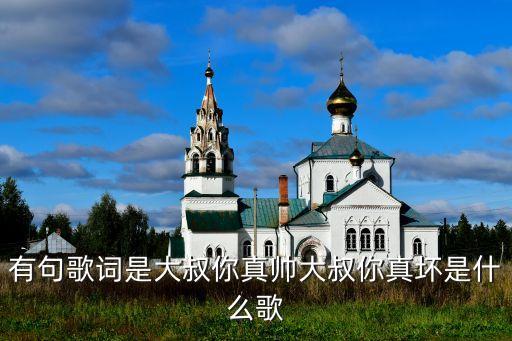 哥哥哥哥哥哥你真帅 什么歌，问一首歌的名字