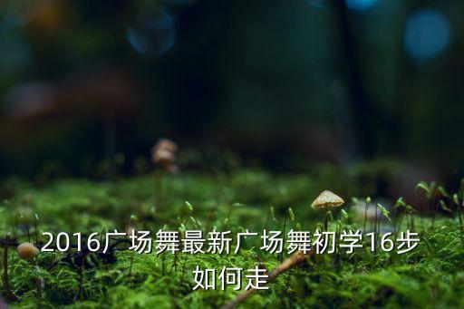 糖豆广场舞16步步子舞，如何学广场舞