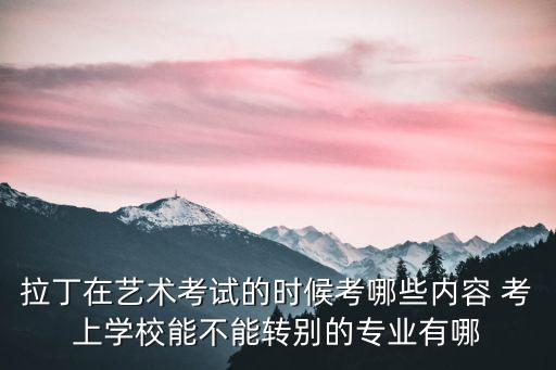 校考 拉丁学员考什么，高中艺考拉丁舞要考乐理吗