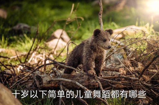 十岁以下简单的儿童舞蹈都有哪些