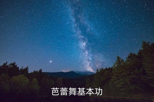 芭蕾舞12个基本动作图示，芭蕾舞基本功