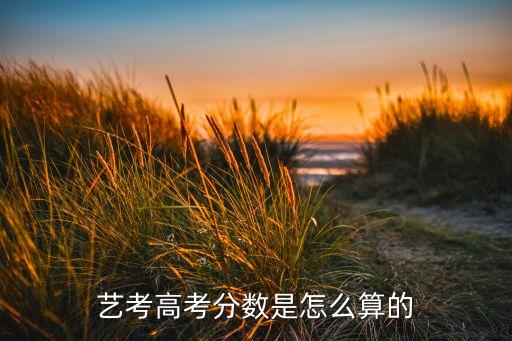 影视编导高考录取怎么计分数，艺术类考生高考成绩怎么算