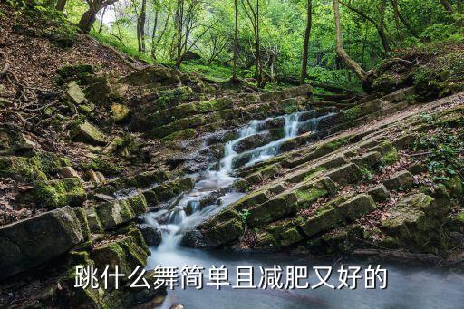 跳什么舞简单且减肥又好的