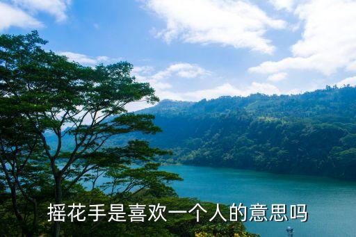 摇花手是喜欢一个人的意思吗