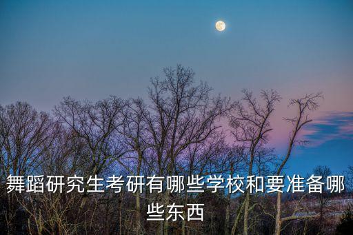 舞蹈硕士点院校大全，舞蹈研究生院校有哪些 舞蹈专业考研难吗