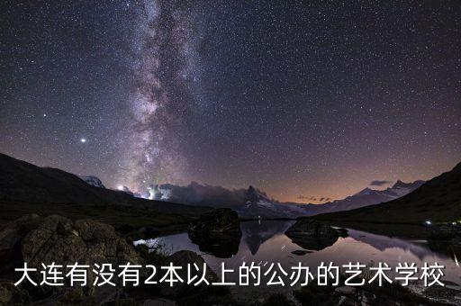 大连有没有2本以上的公办的艺术学校