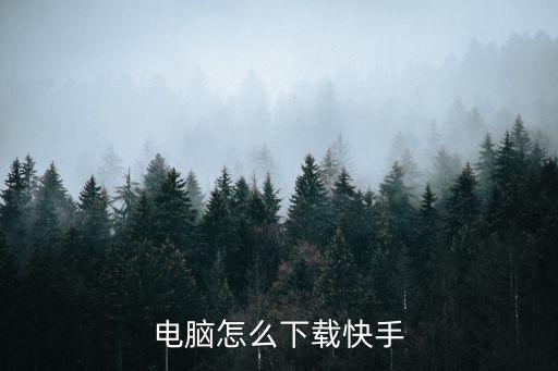 电脑怎么下载快手
