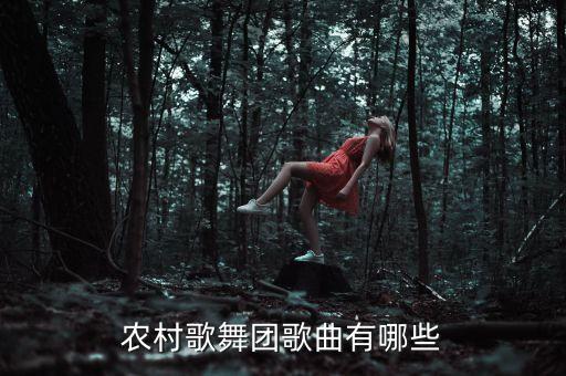 有哪些关于乡村音乐的舞蹈，农村歌舞团歌曲有哪些
