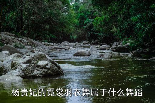 杨贵妃的霓裳羽衣舞属于什么舞蹈