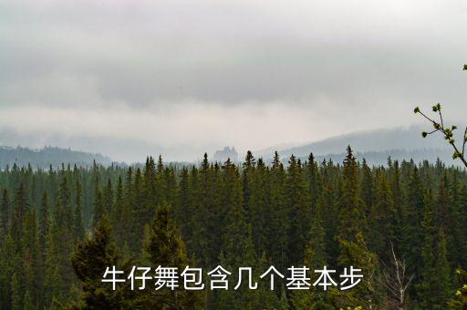 牛仔舞包含几个基本步