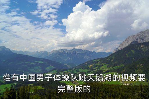 中国人舞蹈视频完整版，中国人
