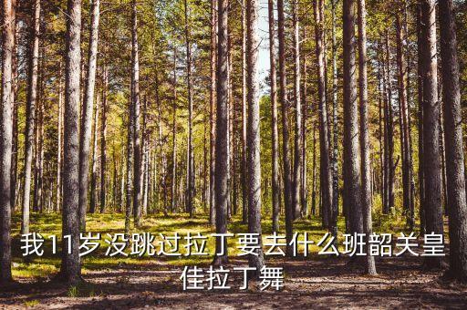 华彩舞蹈需要什么，我11岁没跳过拉丁要去什么班韶关皇佳拉丁舞