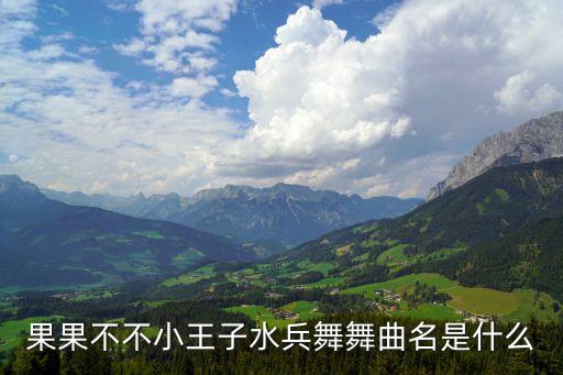 水兵舞小王子一套是什么歌曲，水兵舞舞曲的歌名
