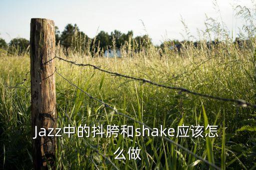 爵士舞扭胯怎么做，JAZZ中怎样抖胯