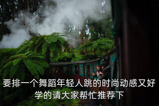 青春时尚广场舞，要排一个舞蹈年轻人跳的时尚动感又好学的请大家帮忙推荐下