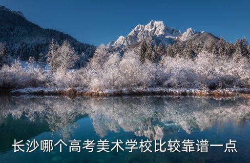 长沙哪个高考美术学校比较靠谱一点
