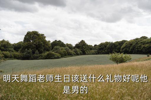 明天舞蹈老师生日该送什么礼物好呢他是男的