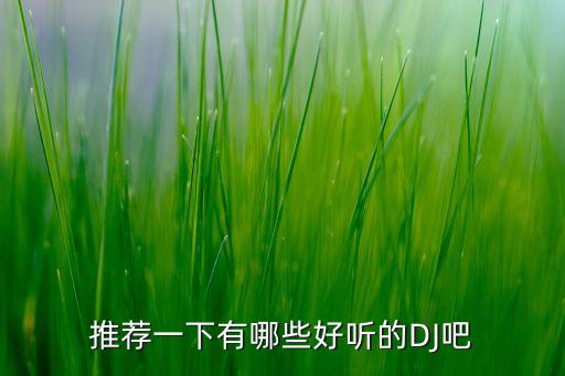 32步dj舞曲有哪些，推荐一下有哪些好听的DJ吧