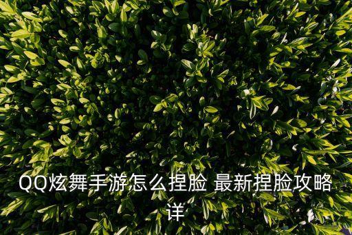 qq炫舞手游高冷禁欲男脸数据，QQ炫舞游戏经验