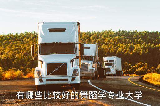 有哪些比较好的舞蹈学专业大学