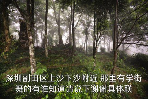 附近哪里有学街舞的地方的电话，武汉常青花园附近学街舞的地方具体地址联系方式