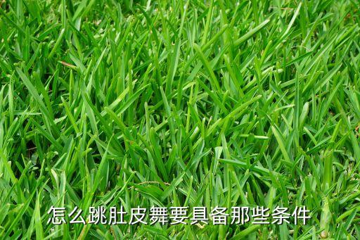 怎么跳肚皮舞要具备那些条件