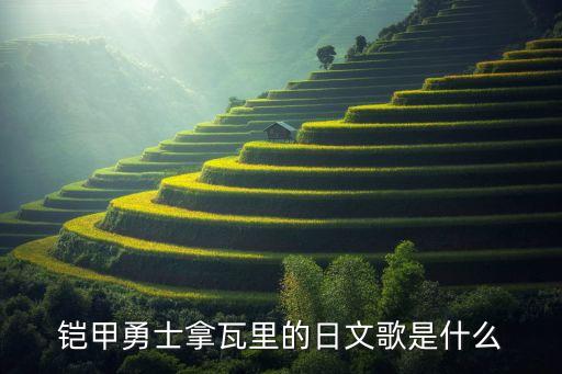 铠甲勇士拿瓦里的日文歌是什么