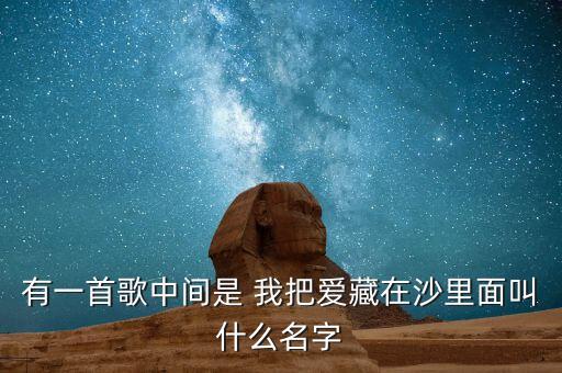 有一首歌中间是 我把爱藏在沙里面叫什么名字