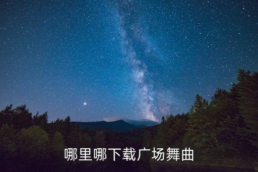 哪里哪下载广场舞曲