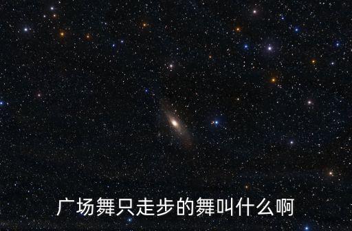 广场舞只走步的舞叫什么啊