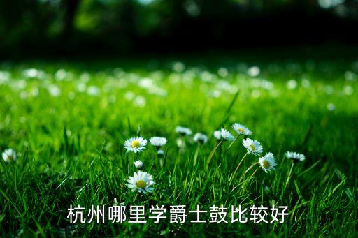 杭州哪里学爵士鼓比较好