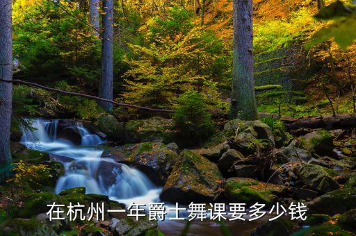 杭州爵士舞一般多少钱，在杭州一年爵士舞课要多少钱