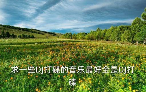 求一些DJ打碟的音乐最好全是DJ打碟