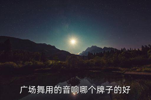 广场舞用的音响哪个牌子的好