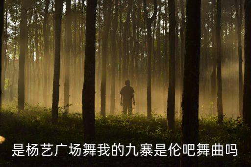 是杨艺广场舞我的九寨是伦吧舞曲吗