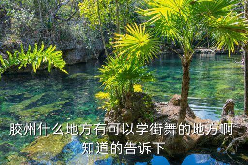 胶州什么地方有可以学街舞的地方啊 知道的告诉下