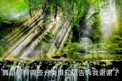 舞蹈分什么种类，舞蹈都有哪些分类谁知道告诉我谢谢了
