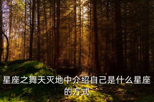 十二星座代表什么舞蹈，旋舞里的聘12星座是什么意思
