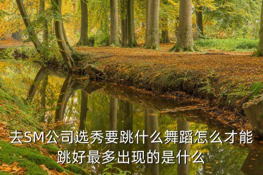 去SM公司选秀要跳什么舞蹈怎么才能跳好最多出现的是什么