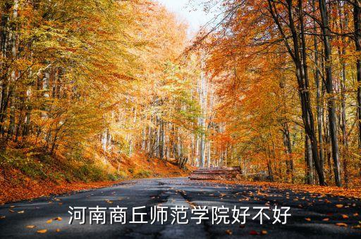 河南商丘师范学院好不好