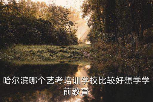 哈尔滨哪个艺考培训学校比较好想学学前教育