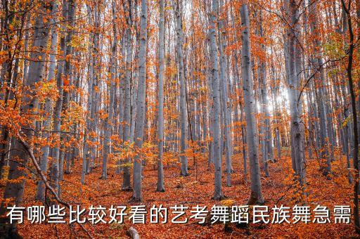 高考舞蹈艺考的舞种，高考舞蹈类舞种不限吗