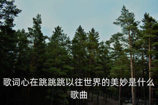 歌词心在跳跳跳以往世界的美妙是什么歌曲
