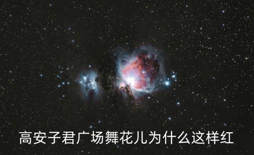 高安子君广场舞花儿为什么这样红