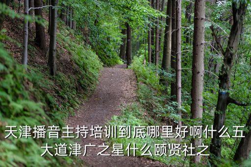 天津播音主持艺考培训机构哪家好，天津播音主持培训到底哪里好啊什么五大道津广之星什么颐贤社之