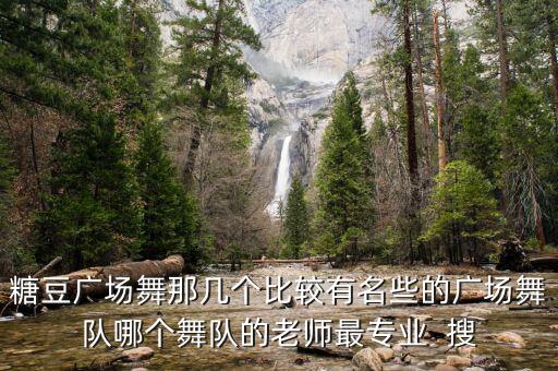 糖豆广场舞那几个比较有名些的广场舞队哪个舞队的老师最专业  搜