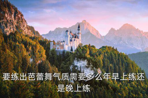要练出芭蕾舞气质需要多么年早上练还是晚上练