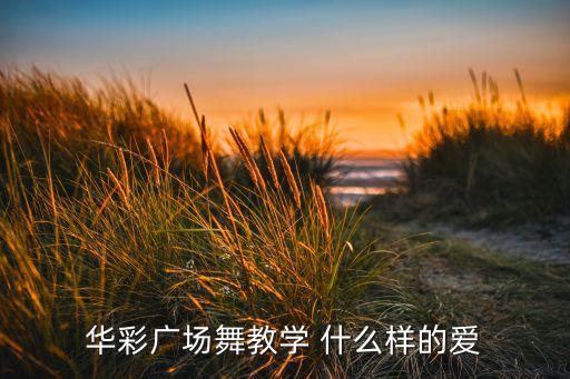 华彩广场舞教学 什么样的爱
